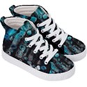 Falling Down Pattern Kids  Hi-Top Skate Sneakers View3