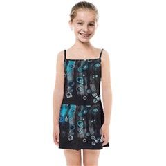 Falling Down Pattern Kids  Summer Sun Dress by artworkshop