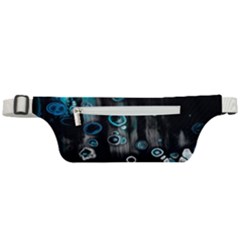 Falling Down Pattern Active Waist Bag by artworkshop