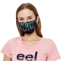 Falling Down Pattern Crease Cloth Face Mask (adult) by artworkshop