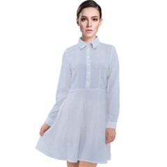 Valentine Day Heart Pattern Capsule Long Sleeve Chiffon Shirt Dress by artworkshop