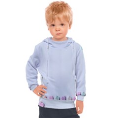 Valentine Day Heart Pattern Capsule Kids  Hooded Pullover by artworkshop