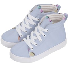 Valentine Day Heart Pattern Capsule Kids  Hi-top Skate Sneakers