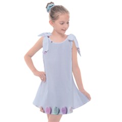 Valentine Day Heart Pattern Capsule Kids  Tie Up Tunic Dress by artworkshop