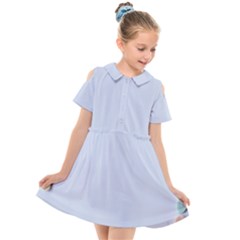 Valentine Day Heart Pattern Capsule Kids  Short Sleeve Shirt Dress by artworkshop