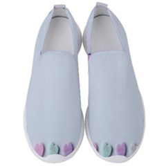 Valentine Day Heart Pattern Capsule Men s Slip On Sneakers by artworkshop