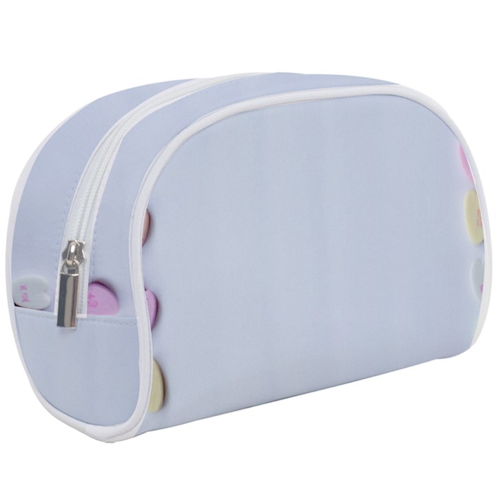 Valentine Day Heart Pattern Capsule Make Up Case (Large)