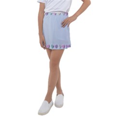 Valentine Day Heart Pattern Capsule Kids  Tennis Skirt by artworkshop