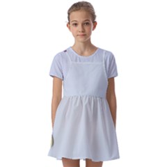 Valentine Day Heart Pattern Capsule Kids  Short Sleeve Pinafore Style Dress by artworkshop