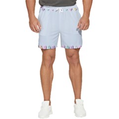 Valentine Day Heart Pattern Capsule Men s Runner Shorts by artworkshop