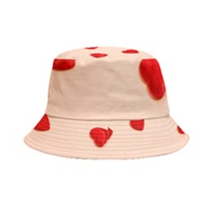 Valentine Day Pattern Logo Heart Inside Out Bucket Hat by artworkshop