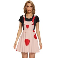 Valentine Day Pattern Logo Heart Apron Dress by artworkshop