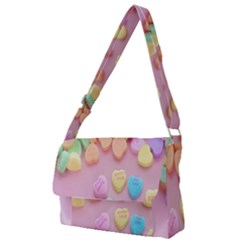 Valentine Day Heart Capsule Full Print Messenger Bag (s) by artworkshop