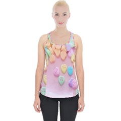 Valentine Day Heart Capsule Piece Up Tank Top by artworkshop