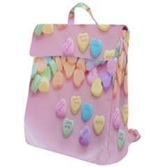 Valentine Day Heart Capsule Flap Top Backpack