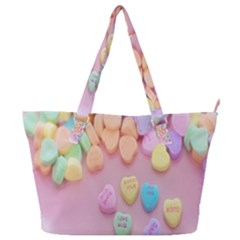 Valentine Day Heart Capsule Full Print Shoulder Bag by artworkshop