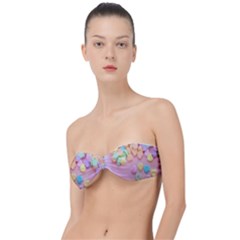 Valentine Day Heart Capsule Classic Bandeau Bikini Top  by artworkshop