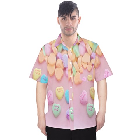 Valentine Day Heart Capsule Men s Hawaii Shirt by artworkshop