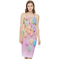 Valentine Day Heart Capsule Bodycon Cross Back Summer Dress by artworkshop