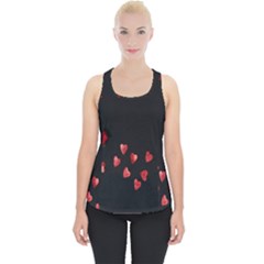 Valentine Day Heart Flower Piece Up Tank Top by artworkshop