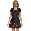 Valentine Day Heart Flower Apron Dress View1