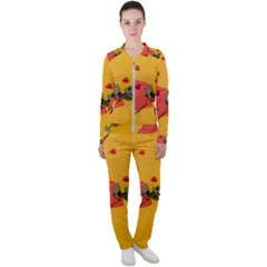 Valentine Day Heart Flower Gift Casual Jacket And Pants Set by artworkshop