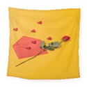 Valentine Day Heart Flower Gift Square Tapestry (Large) View1