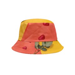 Valentine Day Heart Flower Gift Inside Out Bucket Hat (kids) by artworkshop