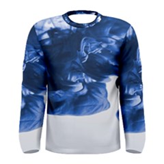 Moving Water And Ink Men s Long Sleeve Tee by artworkshop