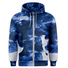 Moving Water And Ink Men s Zipper Hoodie by artworkshop