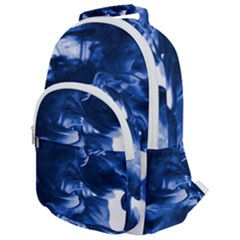 Moving Water And Ink Rounded Multi Pocket Backpack