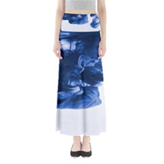 Moving Water And Ink Full Length Maxi Skirt by artworkshop