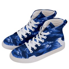 Moving Water And Ink Women s Hi-top Skate Sneakers by artworkshop