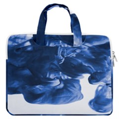 Moving Water And Ink Macbook Pro 16  Double Pocket Laptop Bag  by artworkshop