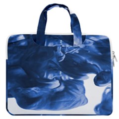 Moving Water And Ink Macbook Pro 13  Double Pocket Laptop Bag by artworkshop