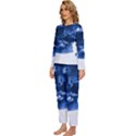 Moving Water And Ink Womens  Long Sleeve Lightweight Pajamas Set View2