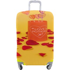 Valentine Day Heart Love Potion Luggage Cover (large) by artworkshop