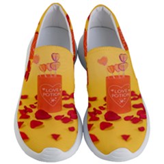 Valentine Day Heart Love Potion Women s Lightweight Slip Ons by artworkshop