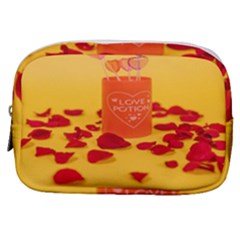 Valentine Day Heart Love Potion Make Up Pouch (small) by artworkshop