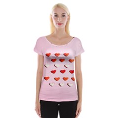 Lolly Candy  Valentine Day Cap Sleeve Top by artworkshop