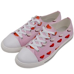 Lolly Candy  Valentine Day Men s Low Top Canvas Sneakers