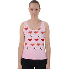 Lolly Candy  Valentine Day Velvet Tank Top by artworkshop