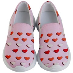 Lolly Candy  Valentine Day Kids Lightweight Slip Ons by artworkshop