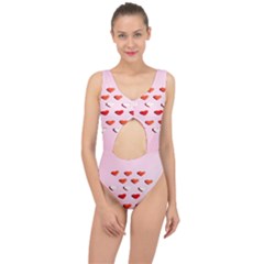 Lolly Candy  Valentine Day Center Cut Out Swimsuit by artworkshop