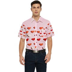 Lolly Candy  Valentine Day Men s Short Sleeve Pocket Shirt  by artworkshop