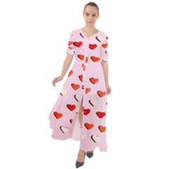 Lolly Candy  Valentine Day Waist Tie Boho Maxi Dress by artworkshop