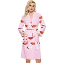 Lolly Candy  Valentine Day Long Sleeve Velour Robe View1