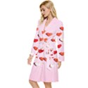 Lolly Candy  Valentine Day Long Sleeve Velour Robe View2