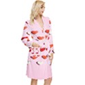 Lolly Candy  Valentine Day Long Sleeve Velour Robe View3