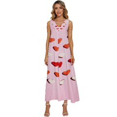 Lolly Candy  Valentine Day V-neck Sleeveless Loose Fit Overalls by artworkshop